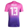 Camisetas Alemania Muller 13 Segunda Euro 2024 - Niño (+ Pantalones)